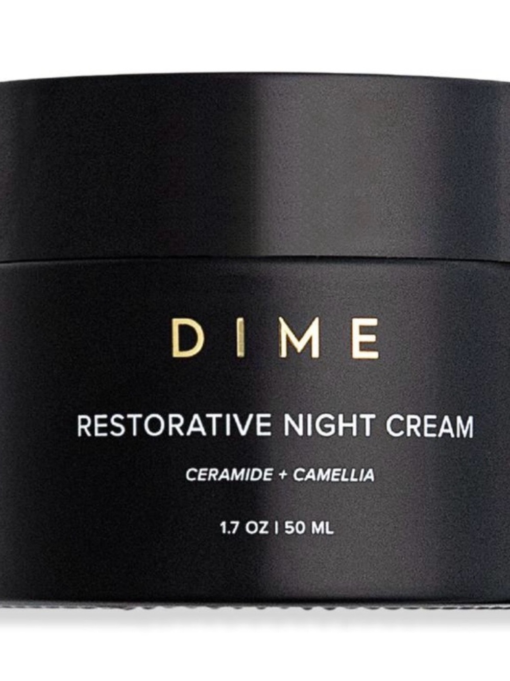 NIB DIME Beauty Restorative Night Cream Ceramide Camellia Overnight Moisturizer - Picture 2 of 4